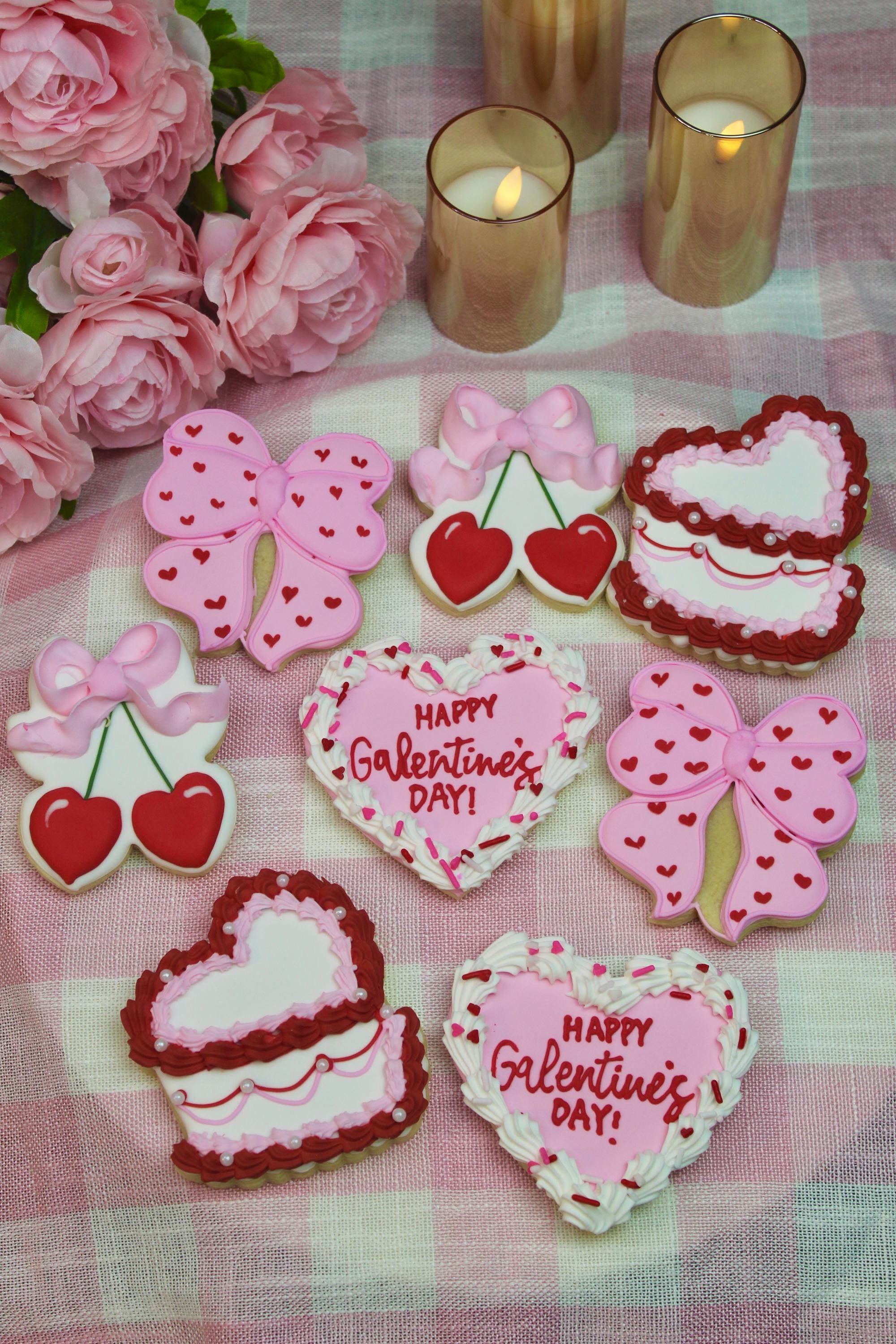 Galentine's Day Cookies | Organic Dessert | Gift Dessert Box | Gifts For Her | Gifts For Him